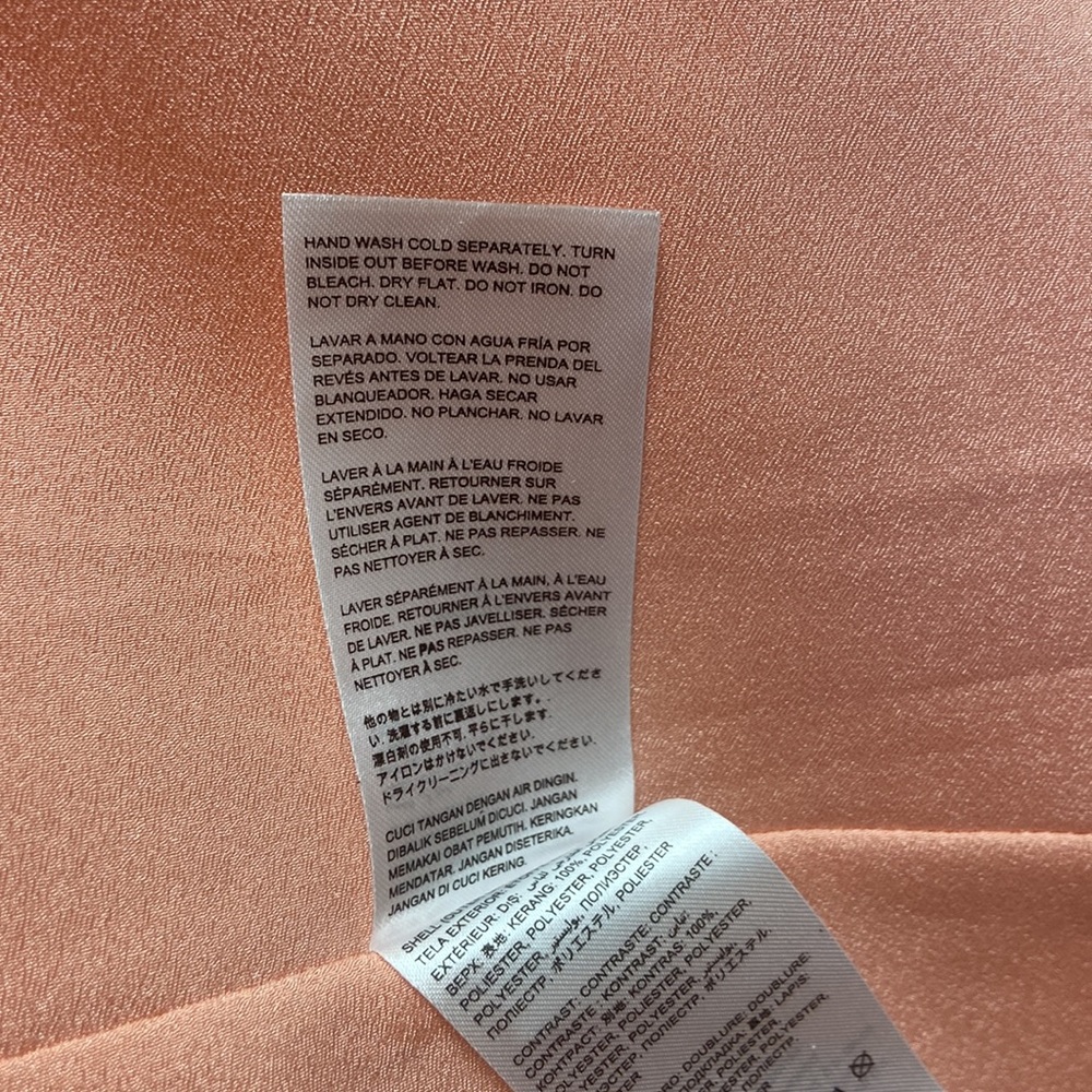 BEBE ROSE-GOLD BABBY DOLL DRESS BRAND NEW. - Picture 11 of 11